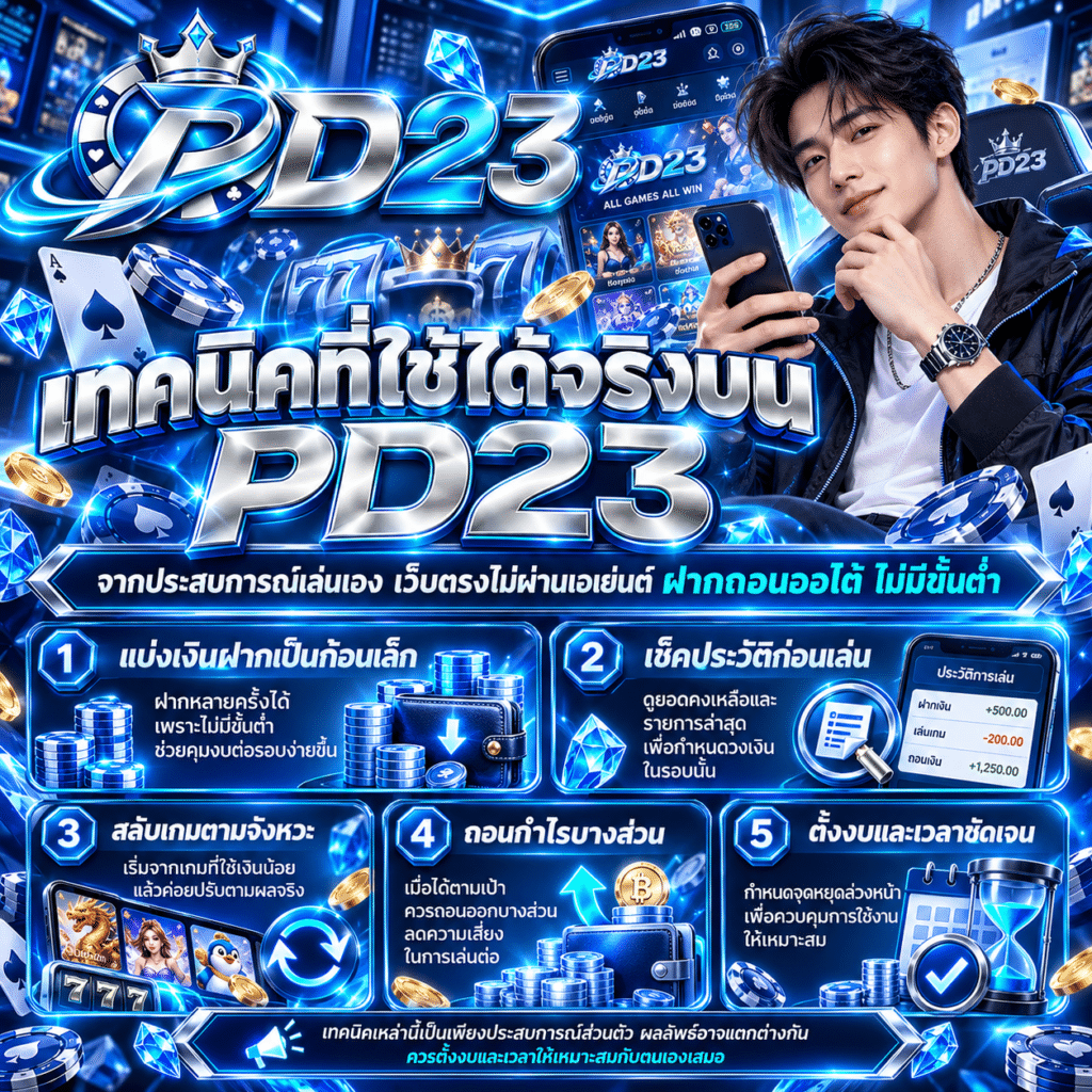 เทคนิคที่ใช้ได้จริงบน PD23 จากประสบการณ์เล่นเอง
